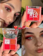 نمونه آرایش با پالت سایه ۴ رنگ S.F.R Color