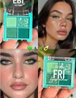 نمونه آرایش با پالت سایه ۴ رنگ S.F.R Color
