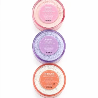 رنگ‌های پودر فیکس شیگلم Bubblegum Taro و Cappuccino