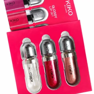 پک ۳ عددی لیپ گلاس کیکو KIKO Milano Glossy Lip Set