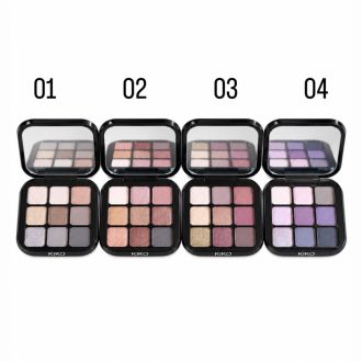 چهار مدل پالت سایه کیکو Glamour Multi Finish کد 01 تا 04